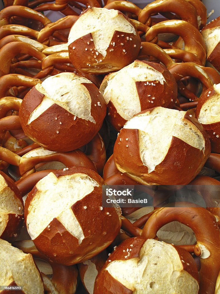 Deutsche Brezeln und lye rolls - Lizenzfrei Backen Stock-Foto