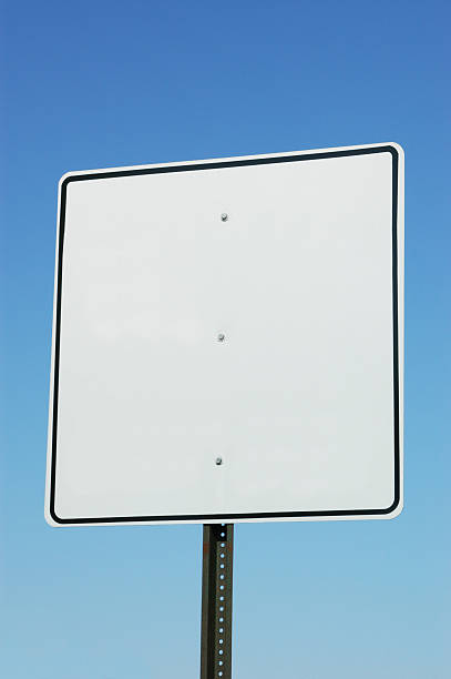 istock White Traffic Road Sign Blank 186816893