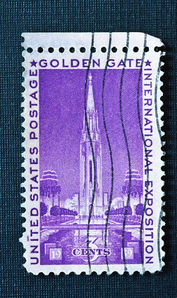 istock Golden Gate International Exposition  1939 3 cent stamp 186817249