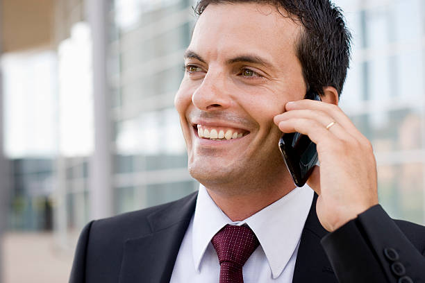 istock Good business phone call 186817365