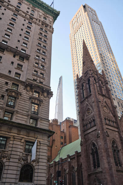 istock new-york city archtecture in downtown sunny light day 1868175408