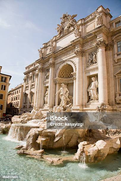 Trevi Fountain Stock Photo - Download Image Now - Ancient Rome, Arch - Architectural Feature, Architecture