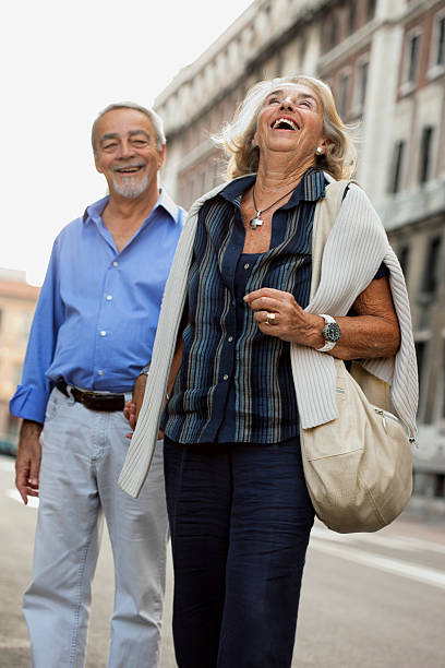 istock Senior couple enjoying the day together 186817711