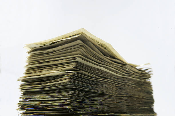 Stack of Cash stock photo