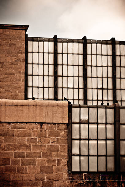 istock Glass and Stone Facade, Italian Modern Architecture 186818333