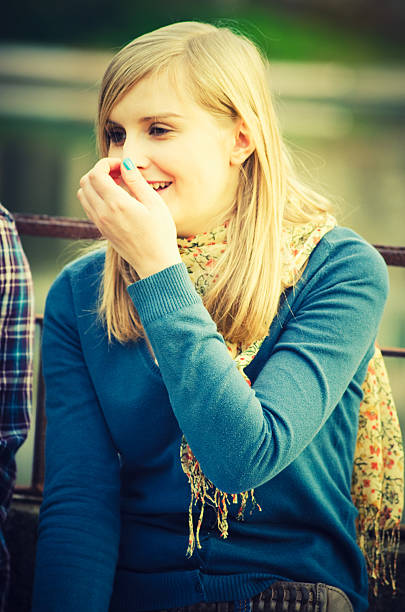 istock Polish blonde girl gesturing 186818499