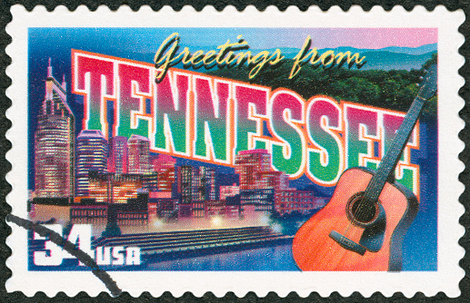 Postage Stamp - Greetings from Tennessee