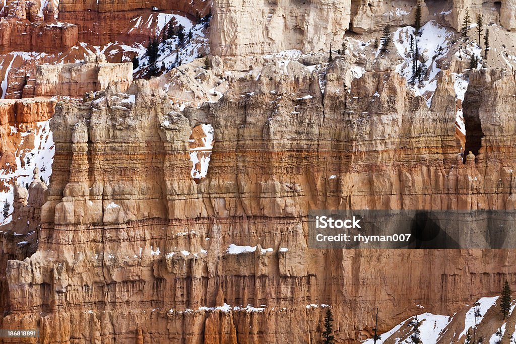 Parco Nazionale Bryce Canyon in inverno - Foto stock royalty-free di Ambientazione tranquilla
