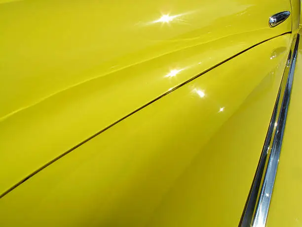 Fender and Bonnet of  a Buick 1948 Series 50 Convertable