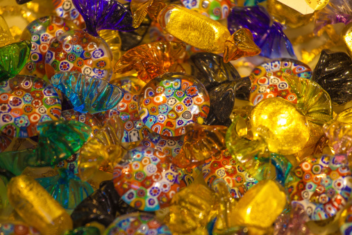 murano glass candy