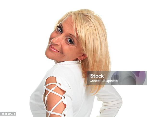 Social Woman Portrait Stock Photo - Download Image Now - 30-39 Years, 35-39 Years, Adult