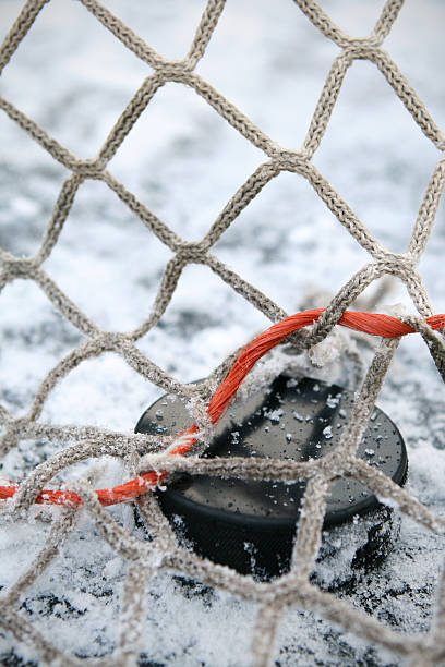 istock Pond Hockey Goal 186820623