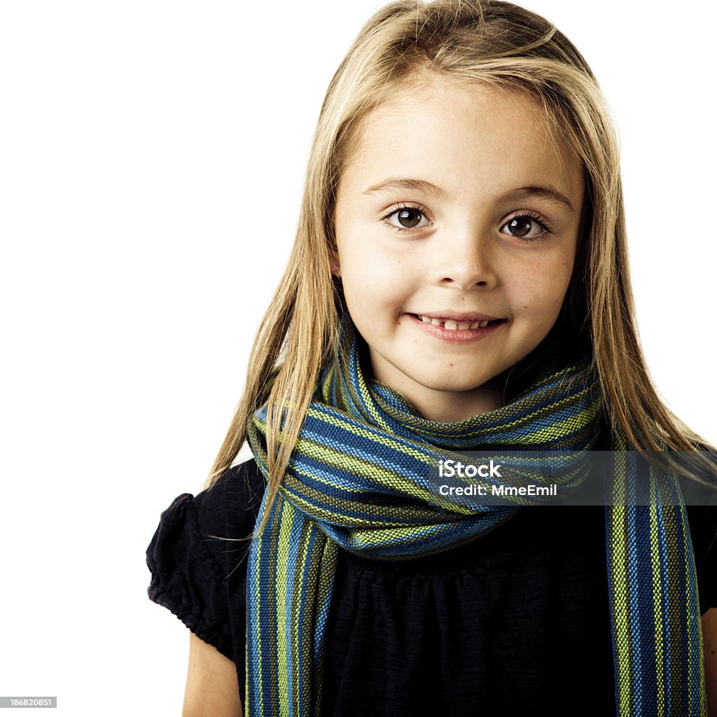 Bambina sorridente - Foto stock royalty-free di 6-7 anni