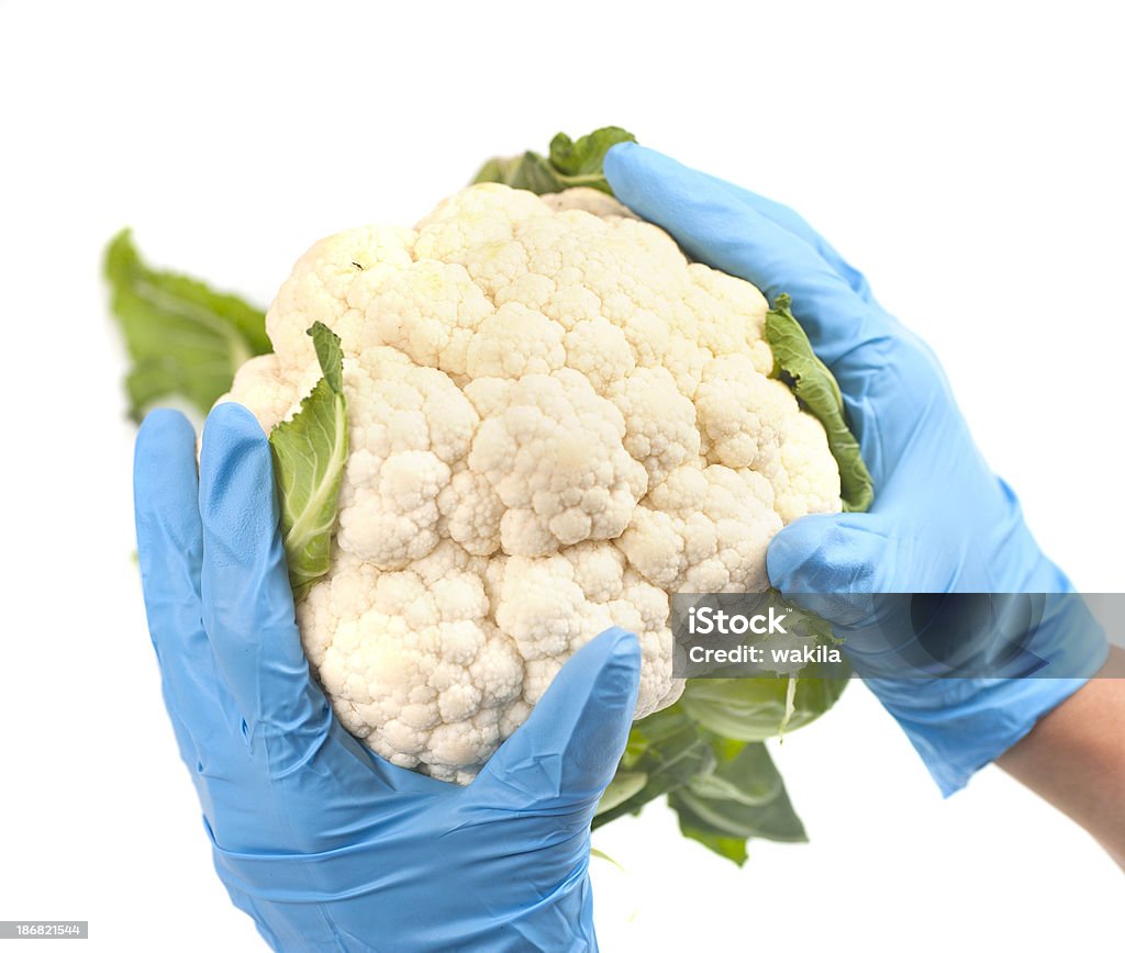 Chou-fleur-Blumenkohl Gemüse im medizinischen Test - Photo de ADN libre de droits