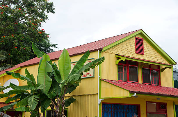 Achitecture Yarn One of many unique buildings in Hilo.  1926 stock pictures, royalty-free photos & images