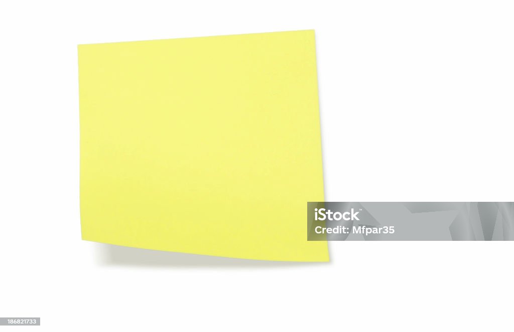 Post-It - Foto de stock de Amarelo royalty-free