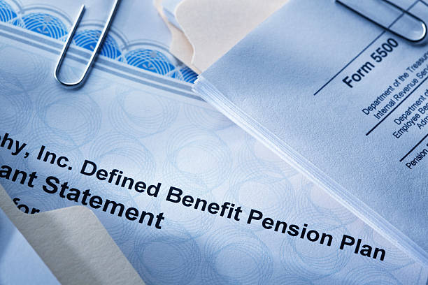 확정 복지제 - pension social security retirement defined 뉴스 사진 이미지