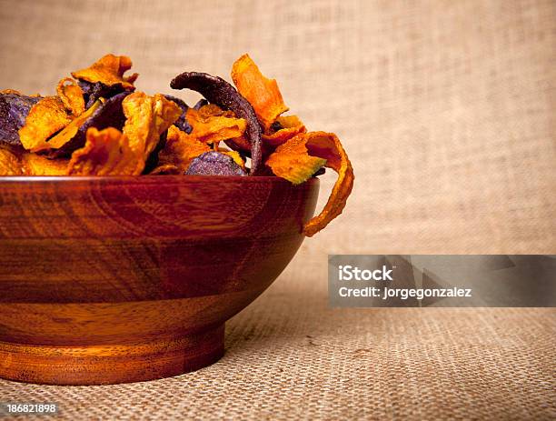 Delicious Potato Chips On A Bowl Stock Photo - Download Image Now - Bowl, Close-up, Crunchy