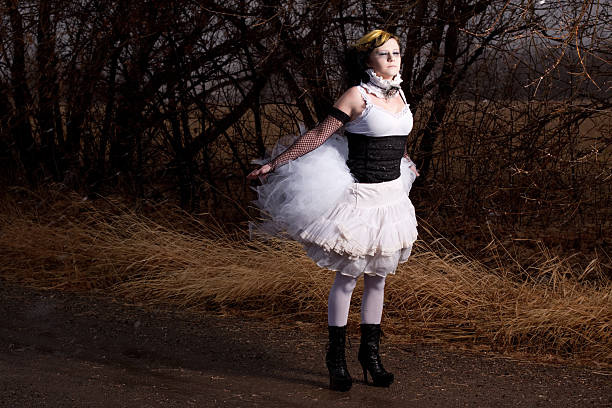istock Woman Wearing Tutu Outdoors in Storm 186822006