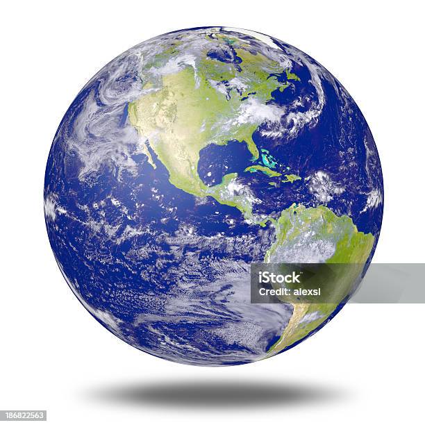 World Mundo Foto de stock y más banco de imágenes de Globo terráqueo - Globo terráqueo, Planeta Tierra, Vista de satélite