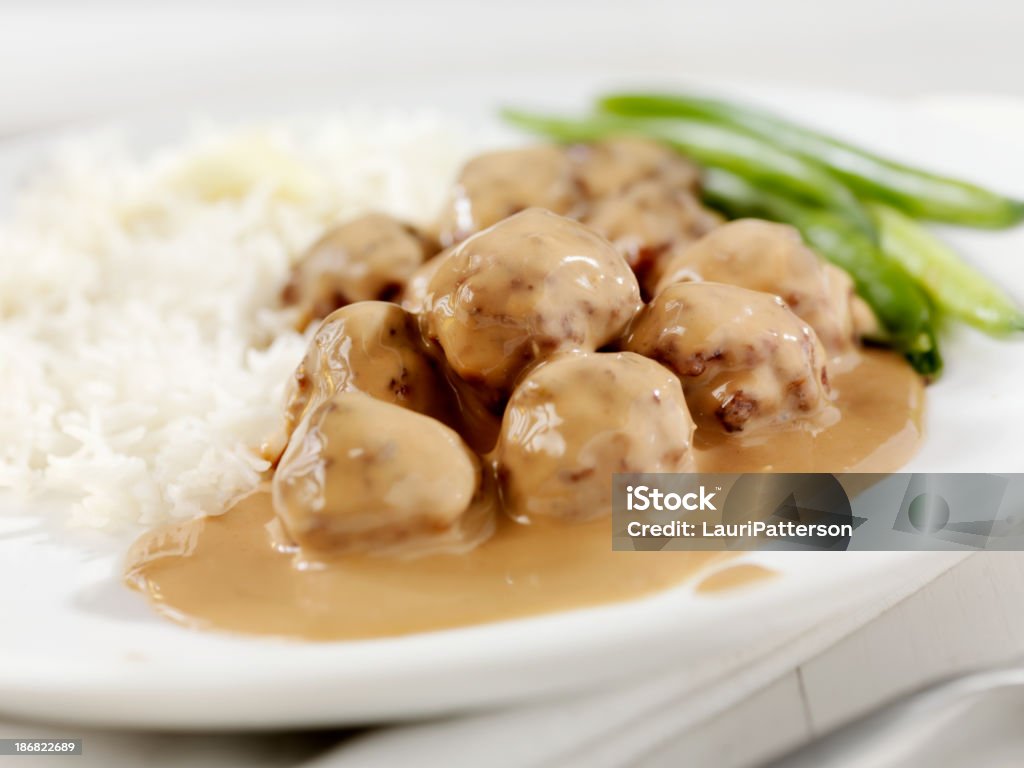 Meatballs sueca - Foto de stock de Albóndiga libre de derechos