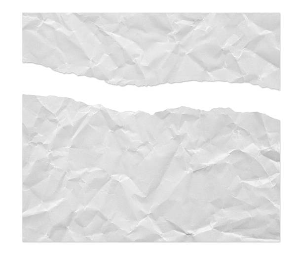 istock Ragged Wrinkled White Paper 186823157