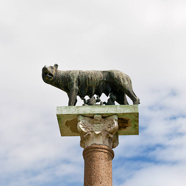 istock statue of Romulus and Remus in Pisa Italy 186823810