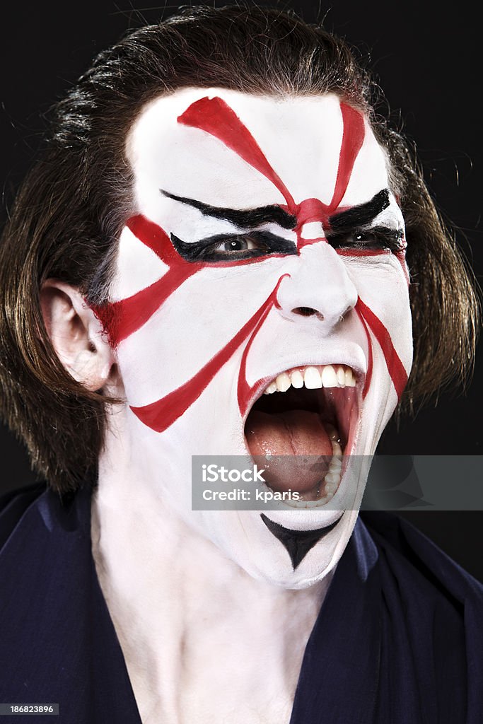 인종 새싹-아시아판 Kabuki - 로열티 프리 Kabuki 스톡 사진