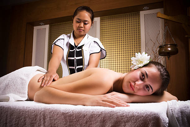 Cтоковое фото Отдых с тайский массаж