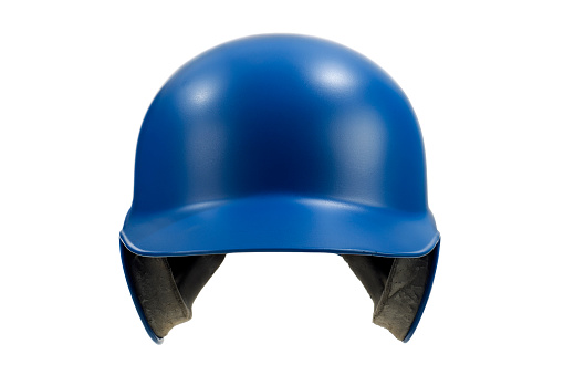 Helmet with colors of Detroit sport team. 3D rendering