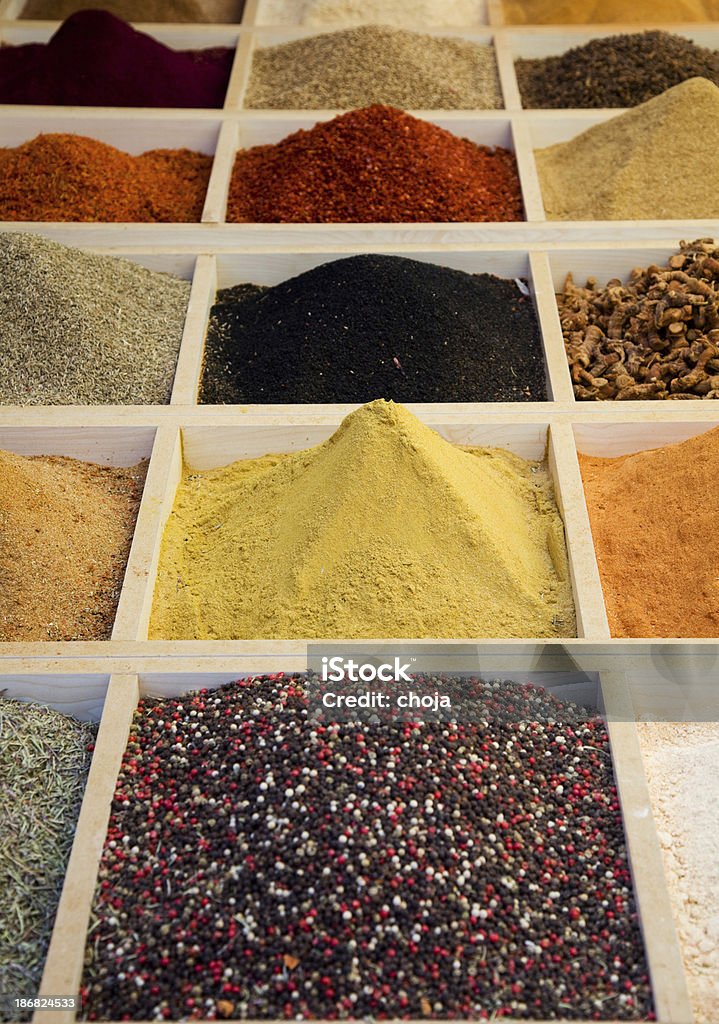 Oriental spice market....A variety of spices,Istanbul.Turkey Oriental spice market....A variety of spices Spice Stock Photo