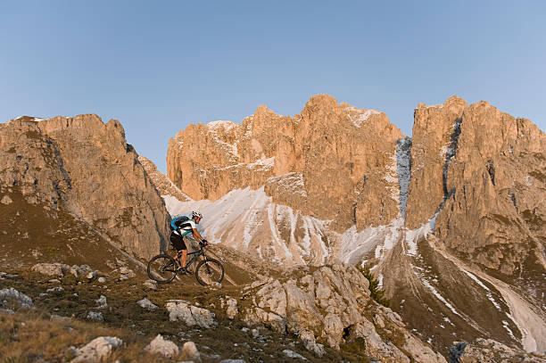 istock Pure adventure for mountain bikers 186826095