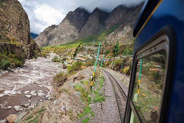 istock Train journey to Machu Picchu 186826375