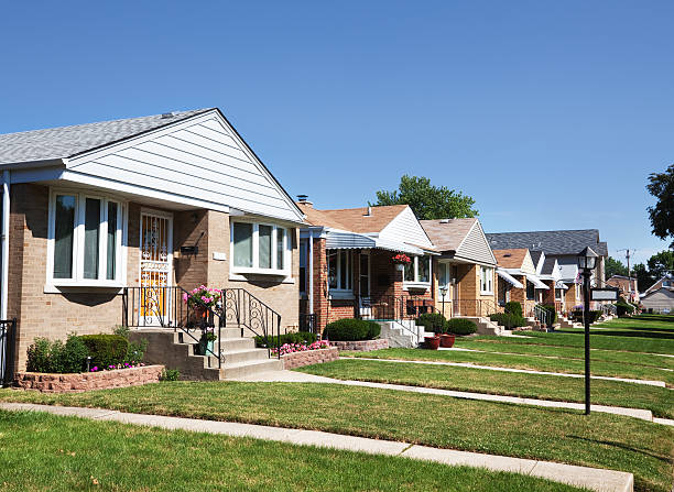 istock Bungalows in Edison Park, Chicago 186827683