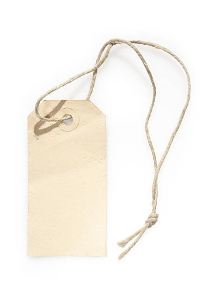 istock Blank paper price tag - with clipping path 186828572