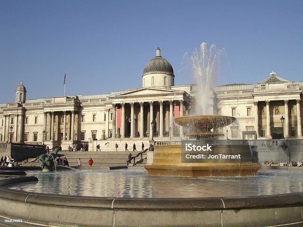 Trafalgar Square, em Londres, Inglaterra - Royalty-free Degraus Foto de stock