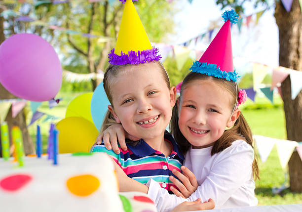 istock Beautiful sisters at a party 186829135