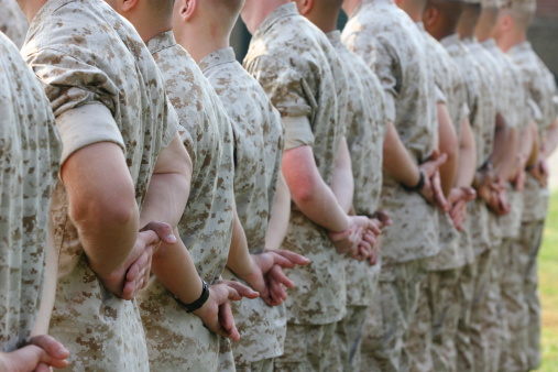 Marines en formación photo