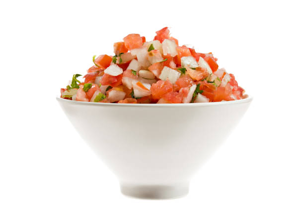 istock Salsa Fresca In A Bowl Isolated 186829653