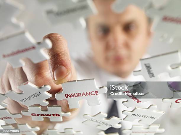 Insurance Stock Photo - Download Image Now - Insurance Agent, Puzzle, Adult