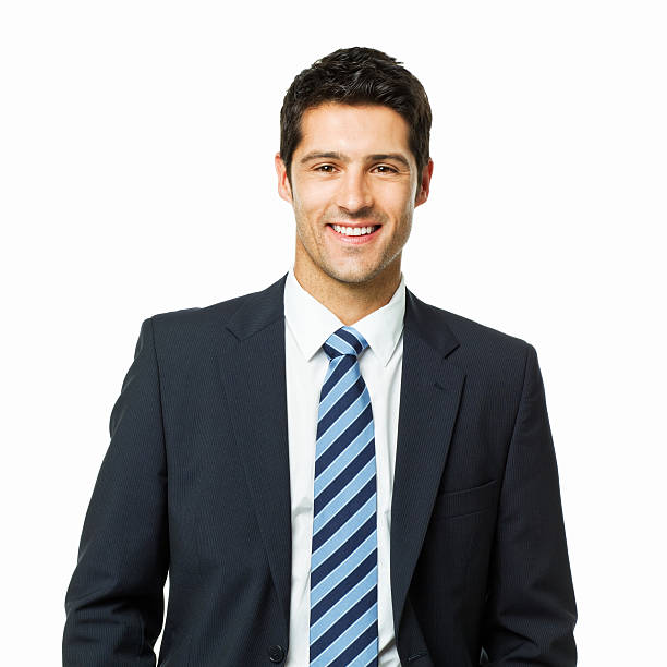 istock Handsome Young Businessman Portrait - Isolated 186830190