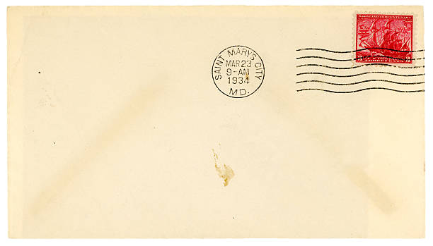 istock Maryland Tercentenary stamped envelope from St Mary's City 186830210
