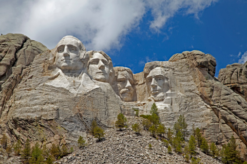 Mount Rushmore Closeup. See