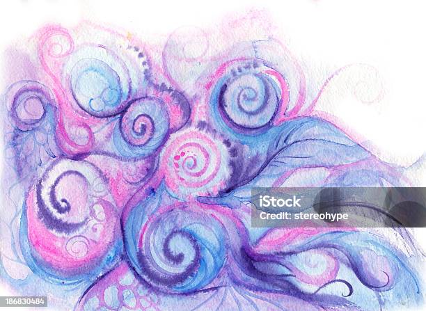 Budding And Blossoming Stock Illustration - Download Image Now - Watercolor Painting, Abstract, Abundance