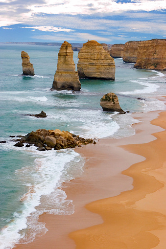 Touristic attraction at Victoria, Australia. 12 Apostles