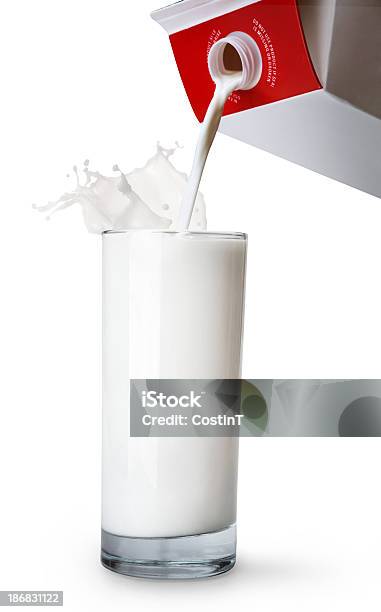 Расплёскивание Молоко — стоковые фотографии и другие картинки Молоко - Молоко, Стеклянная посуда, Два объекта