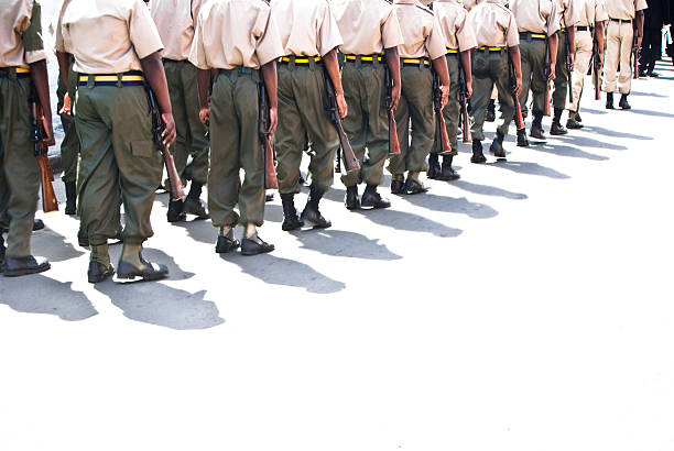 istock troops or soldiers marching in line 186831501