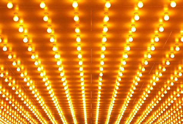 istock Theater sign neon lights background 186831665