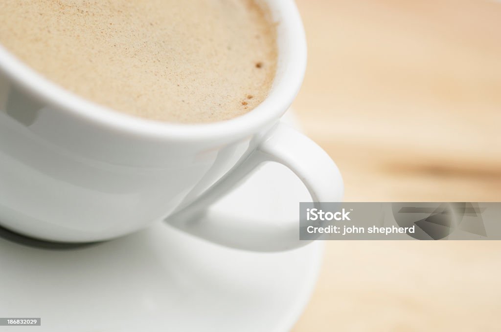 macro xícara de café preto - Foto de stock de Bebida royalty-free