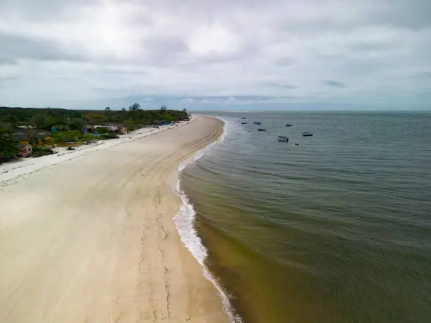 Superagui beach in the state of Paraná on the south coast of Brazil